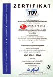 Certifikát kvatity podle ISO 9000